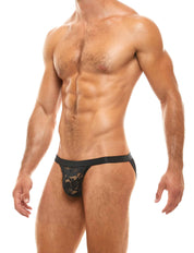 Modus Vivendi Floral Lace Tanga Brief Black. Made in Greece. Party wear. underwear party.  lace mens briefs. black