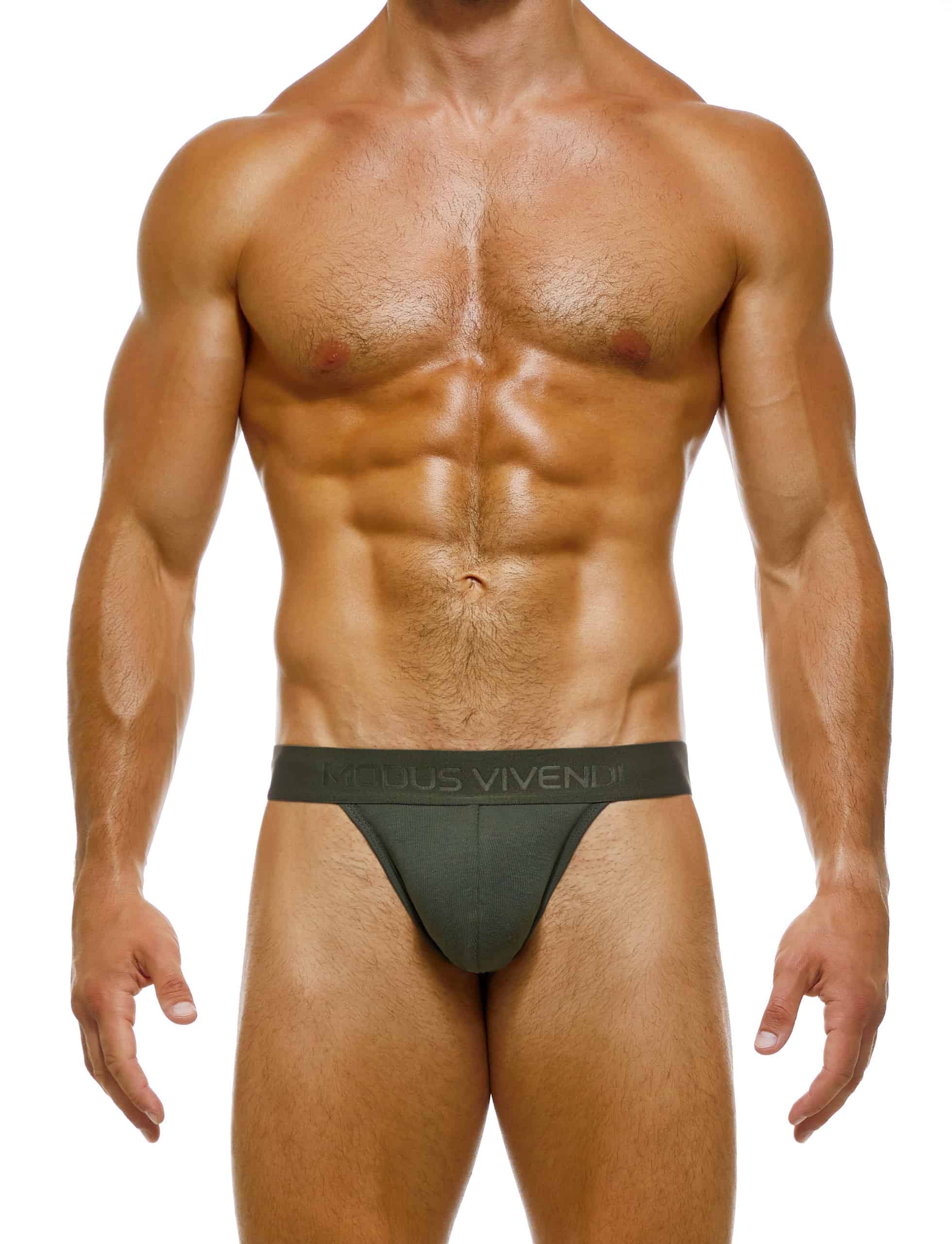 Modus Vivendi Organic t-string. Modus Vivendi. Made in Greece. Party wear. underwear party. Fetish gear. Green