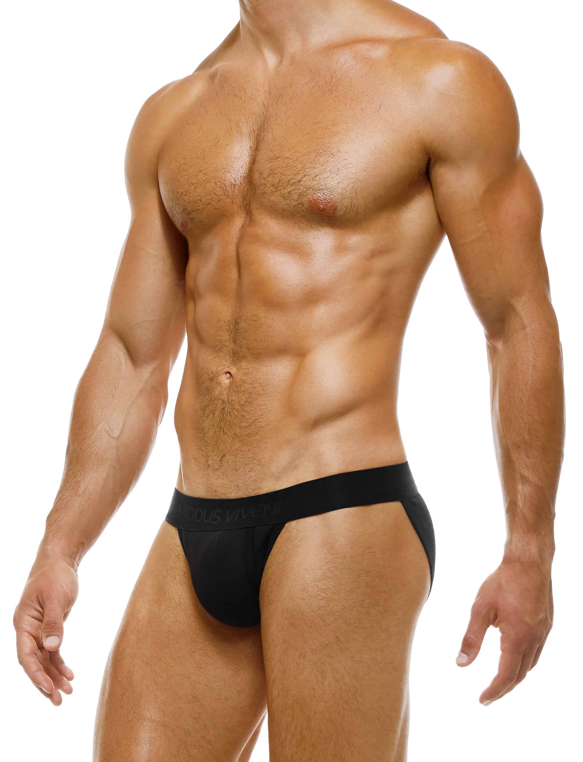 Modus Vivendi Organic tanga Brief. Modus Vivendi. Made in Greece. Party wear. underwear party. Fetish gear. Black
