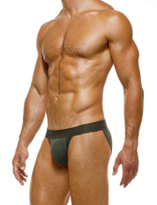 Modus Vivendi Organic tanga Brief. Modus Vivendi. Made in Greece. Party wear. underwear party. Fetish gear. Green