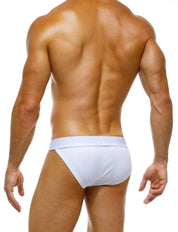 Modus Vivendi Organic tanga Brief. Modus Vivendi. Made in Greece. Party wear. underwear party. Fetish gear. White