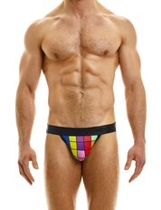 Modus Vivendi Inclusive Jock. Made in Greece. Party wear. underwear party. Fetish gear. Rainbow Jockstrap. pride wear