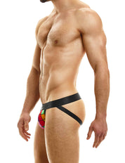 Modus Vivendi Inclusive Jock. Made in Greece. Party wear. underwear party. Fetish gear. Rainbow Jockstrap. pride wear