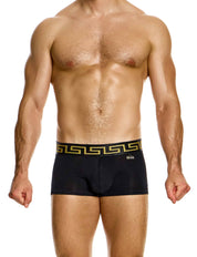 Modus Vivendi Meander Boxer. Made in Greece. Party wear. underwear party. Fetish gear. boxer briefs, trunks. pride wear. Black