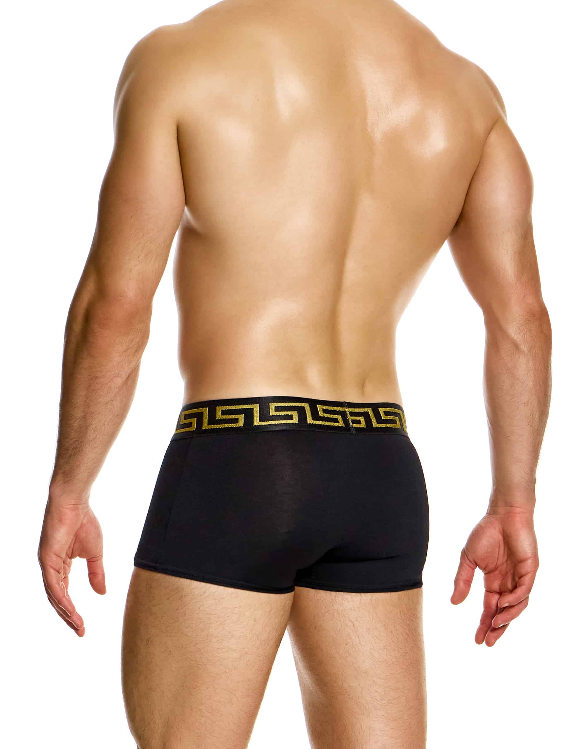 Modus Vivendi Meander Boxer. Made in Greece. Party wear. underwear party. Fetish gear. boxer briefs, trunks. pride wear. Black
