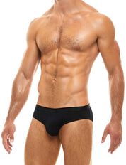 Modus Vivendi Antibacterial Classic Brief. Made in Greece. Hypo allergenic. luxury comfort high quality. everyday best fit. Black