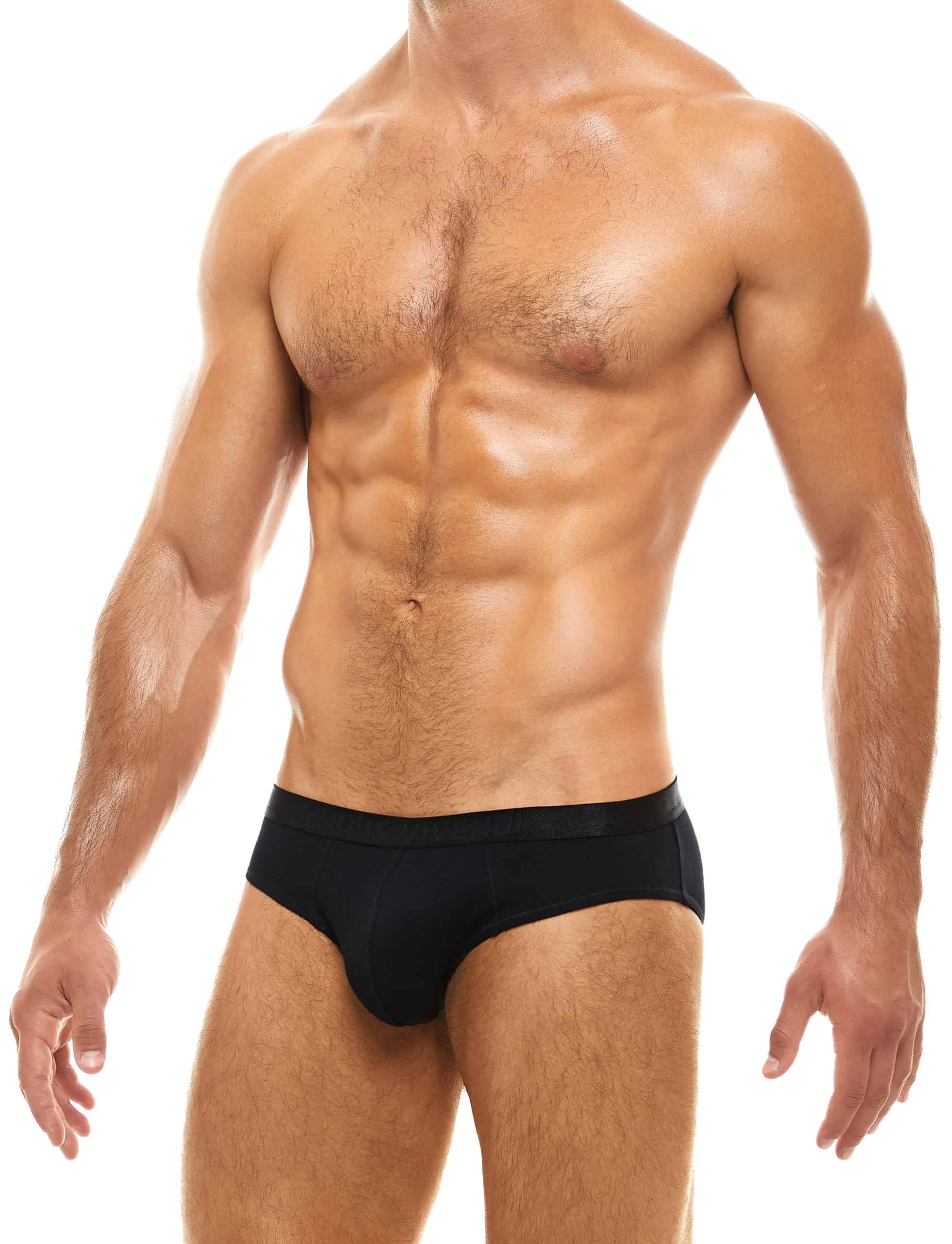 Modus Vivendi Antibacterial Classic Brief. Made in Greece. Hypo allergenic. luxury comfort high quality. everyday best fit. Black