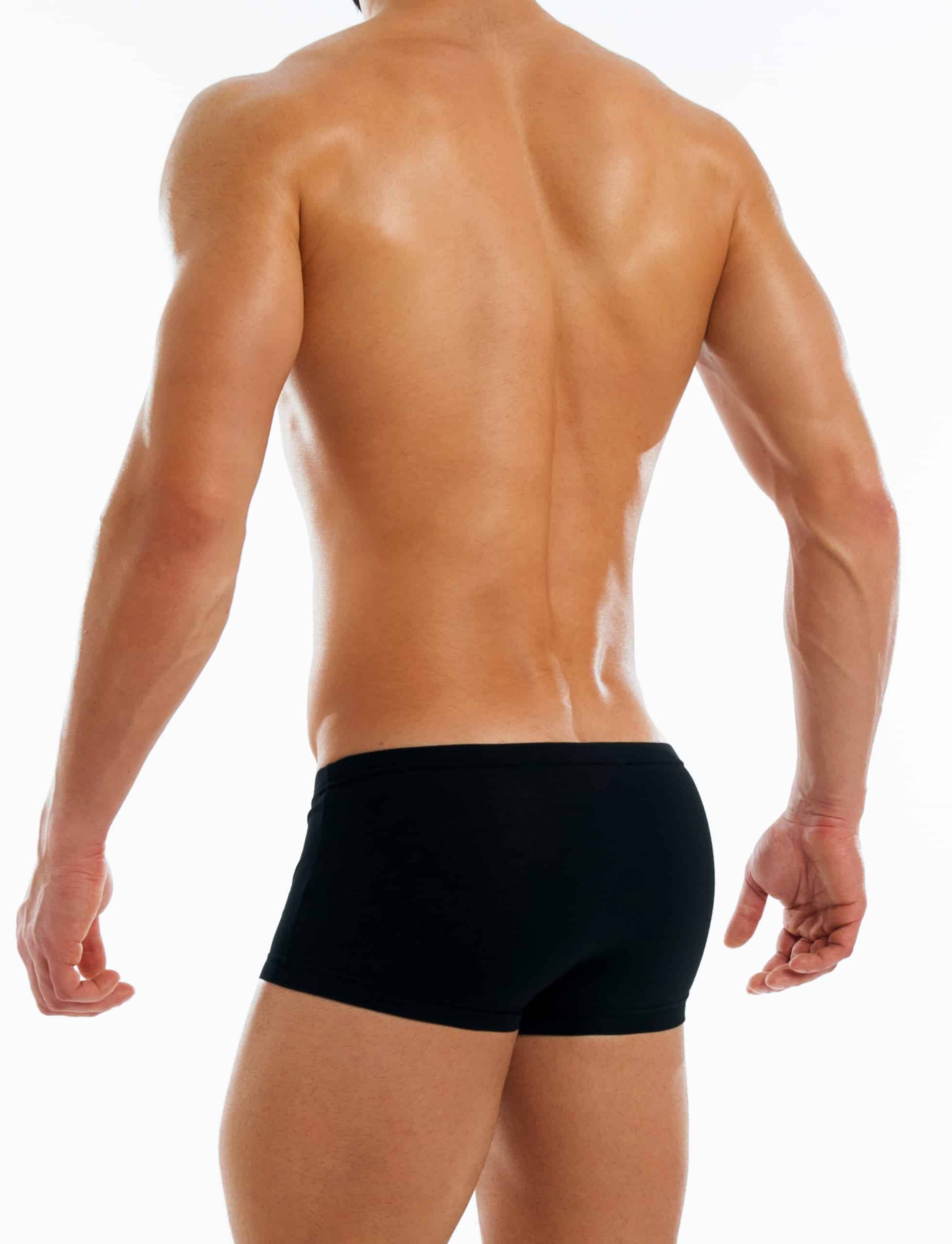 Modus Vivendi Antibacterial Brazil Cut Boxer. Made in Greece. Hypo allergenic. luxury comfort high quality. everyday best fit Black