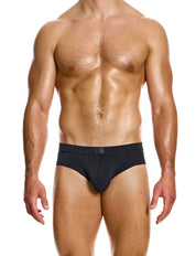 Modus Vivendi Curved Brief. Made in Greece. luxury comfort high quality. Party wear. underwear party wear. gay men shorts. Black
