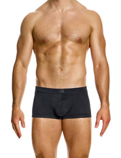 Modus Vivendi Curved Boxer. Made in Greece. luxury comfort high quality. Party wear. underwear party wear. gay men shorts. Black