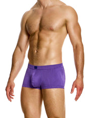Modus Vivendi Curved Boxer. Made in Greece. luxury comfort high quality. Party wear. underwear party wear. gay men shorts. Purple