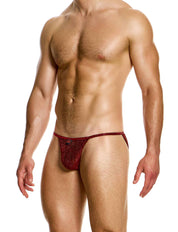 Modus Vivendi Glitter tanga brief. Made in Greece. Party wear. underwear party. Fetish gear. Red