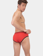 Barcode Berlin Solger Brief. Made in Portugal. Party wear. gay man underwear party. Everyday comfortable mens briefs. Red