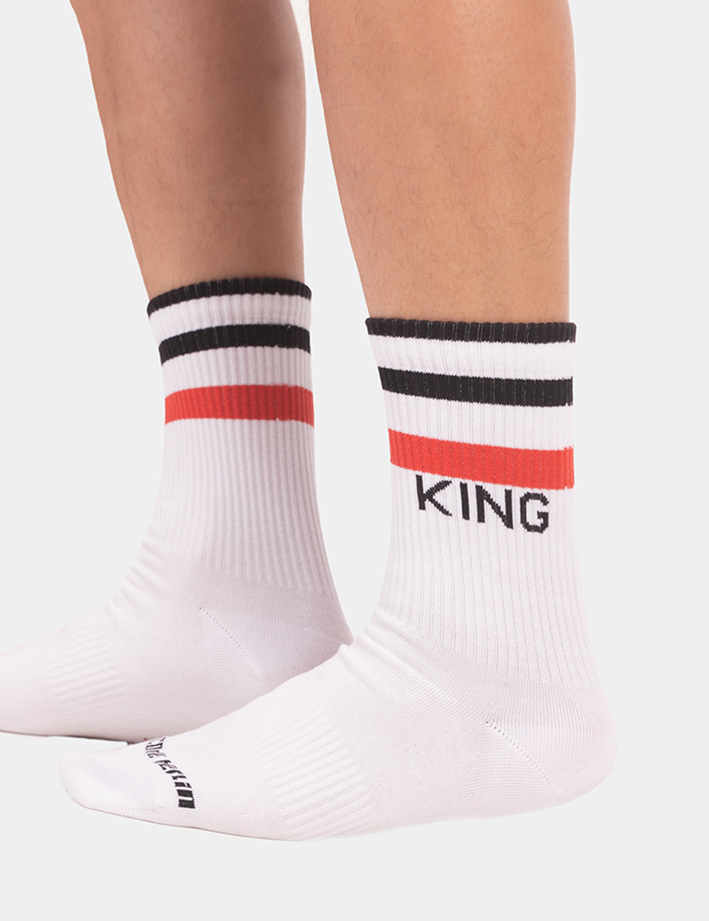 Barcode Berlin Urban Socks KING. Made in Portugal. Party wear. gay man underwear party. Mens lounge wear. gym wear.