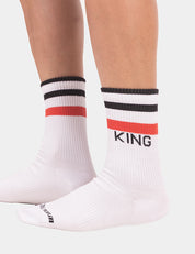 Barcode Berlin Urban Socks KING. Made in Portugal. Party wear. gay man underwear party. Mens lounge wear. gym wear.