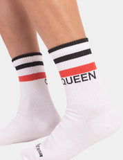 Barcode Berlin Urban Socks QUEEN. Made in Portugal. Party wear. gay man underwear party. Mens lounge wear. gym wear.