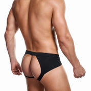 Alexx Underwear Adored Zebra Jockstrap Print Black
