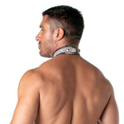 TOF Paris Star collar Silver. Made in France. Party wear. Fetish wear gay pride.