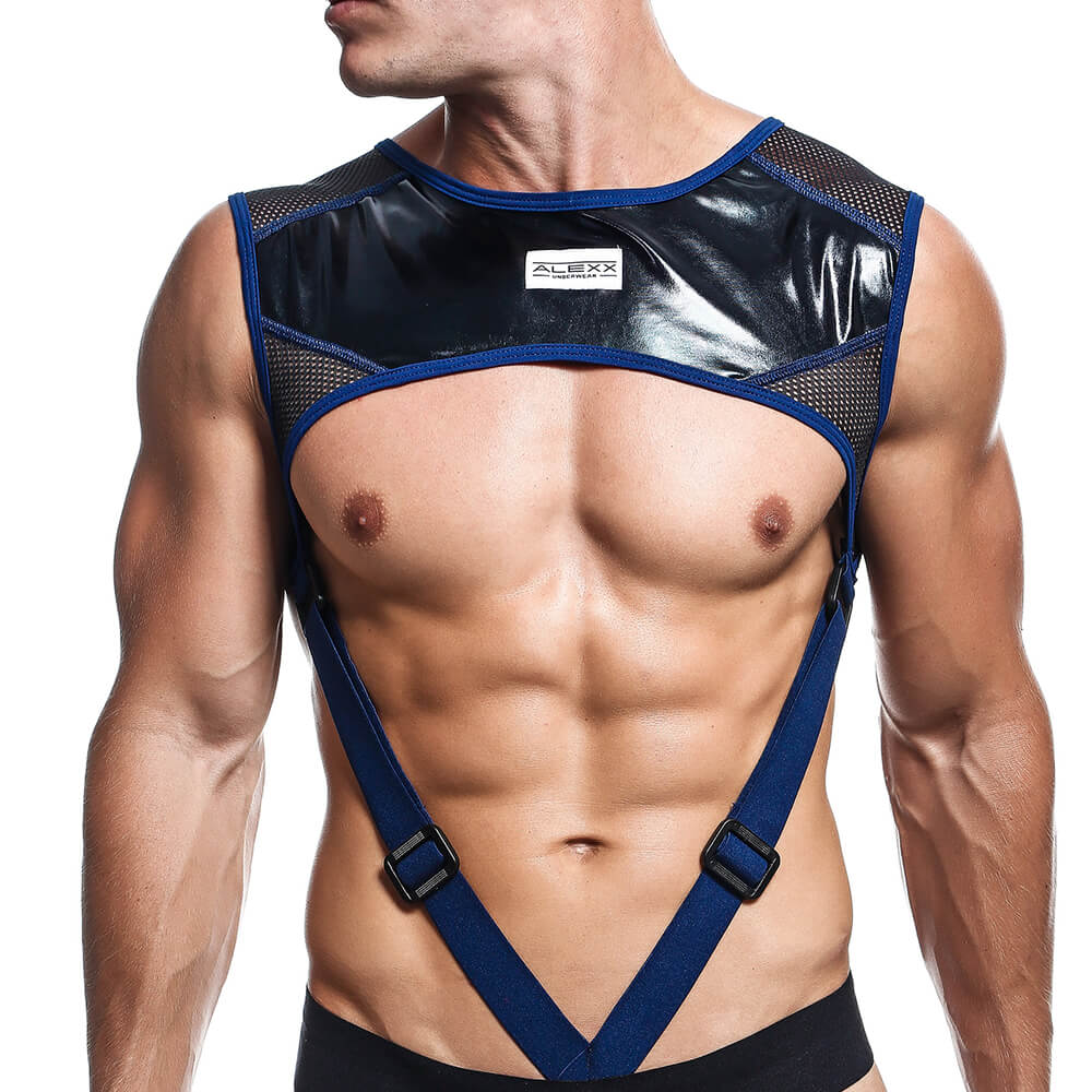 Alexx Underwear Combat Harness Navy