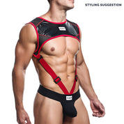 Alexx Underwear Combat Harness Red
