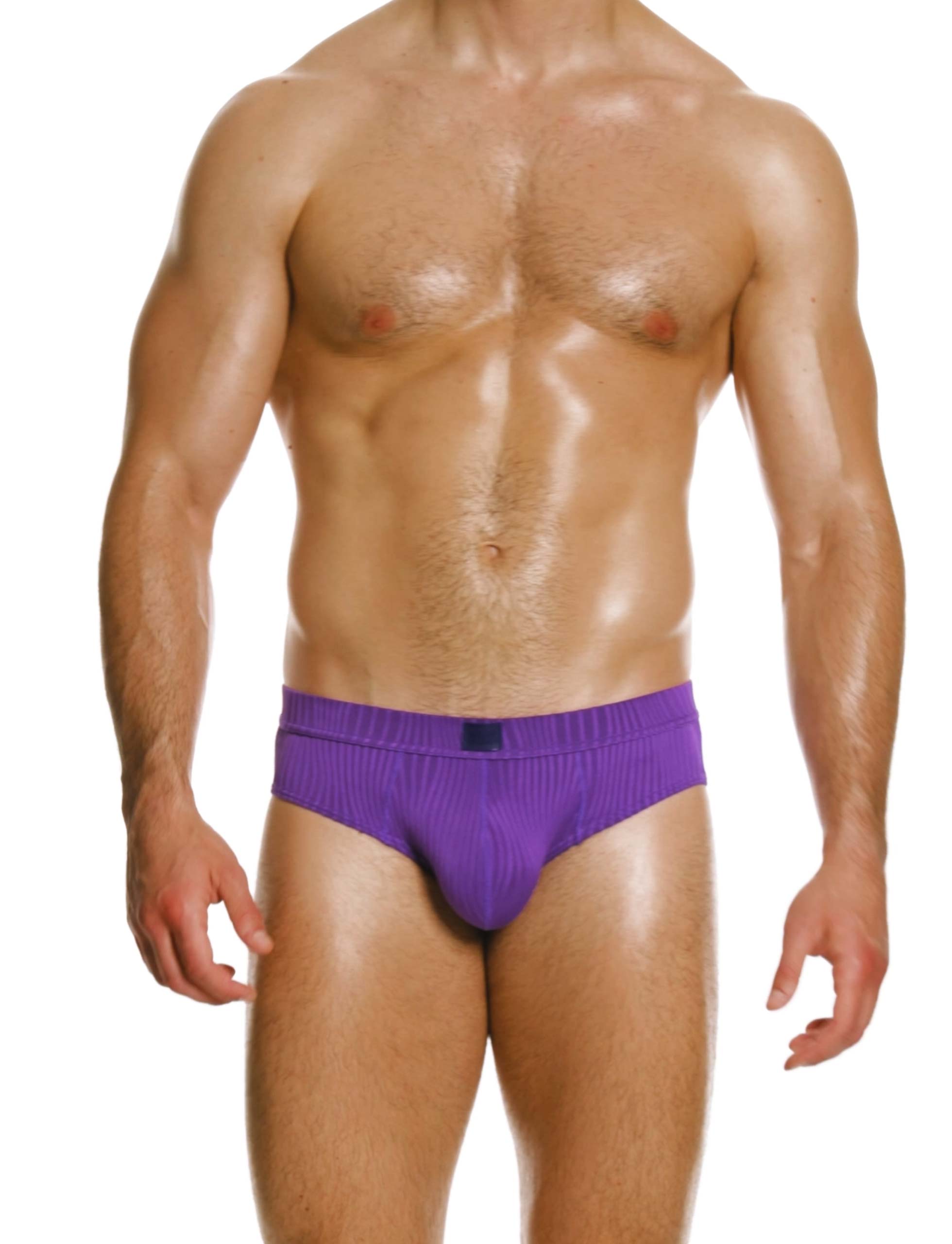Modus Vivendi Curved Brief. Made in Greece. luxury comfort high quality. Party wear. underwear party wear. gay men shorts. Purple