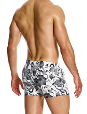 Modus Vivendi Viennese Swim shorts. Made in Greece. Mens swim wear. floral high quality beach wear.