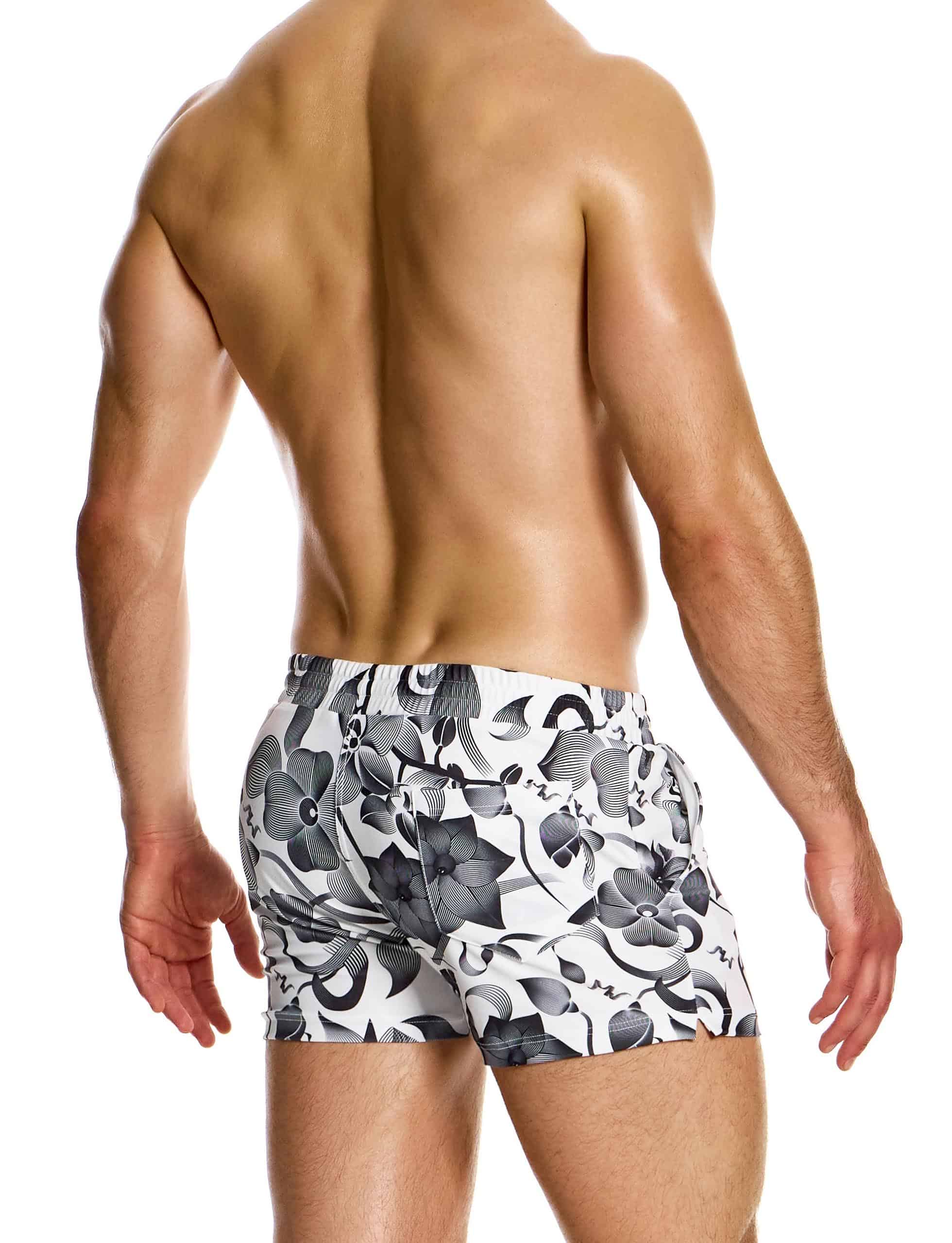 Modus Vivendi Viennese Swim shorts. Made in Greece. Mens swim wear. floral high quality beach wear.