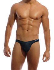 Modus Vivendi Classic Swim Low Cut Brief. Made in Greece. luxury comfort high quality. Swimwear low cut swim brief. black