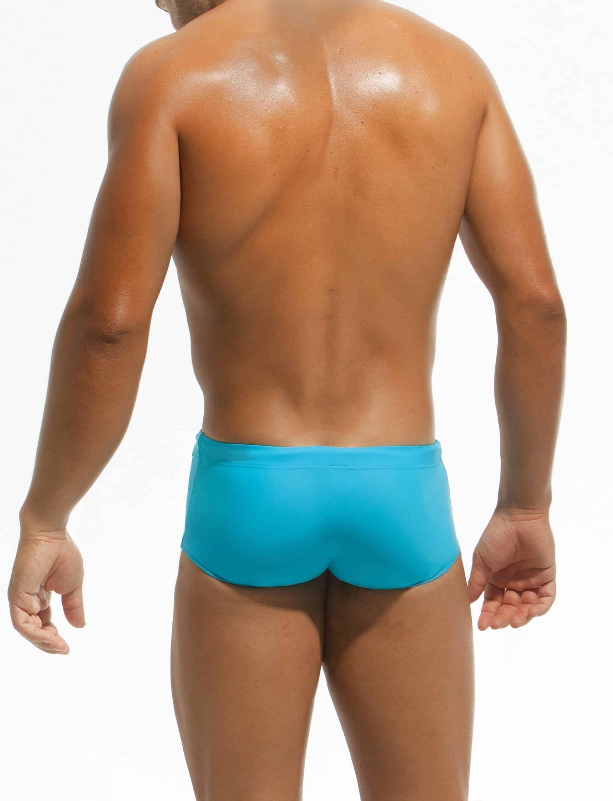 Modus Vivendi Classic Swim Brazil Cut Boxer. Made in Greece. luxury comfort high quality. Swimwear brazil cut shorts. Blue