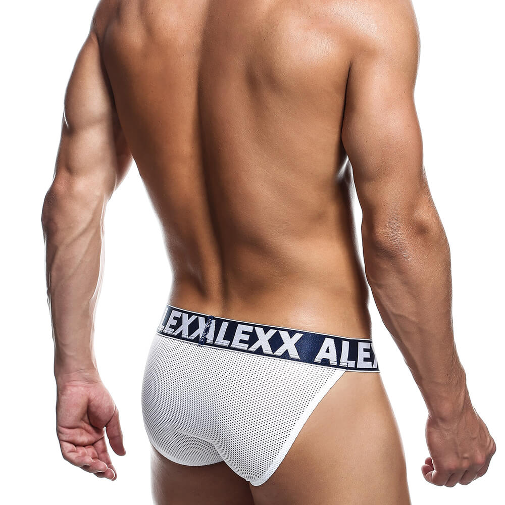 Alexx Underwear Shoot Bikini White