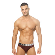 Marcuse Active Brief Burgundy Underwear