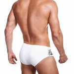 Alexx Underwear Attachment Zebra Brief Print White