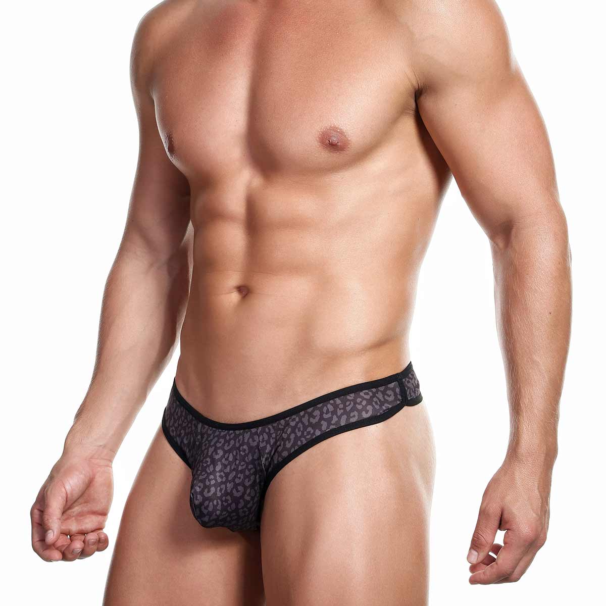Alexx Underwear Delicacy Leopard Thong Black Leopard