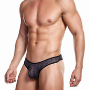 Alexx Underwear Delicacy Leopard Thong Black Leopard