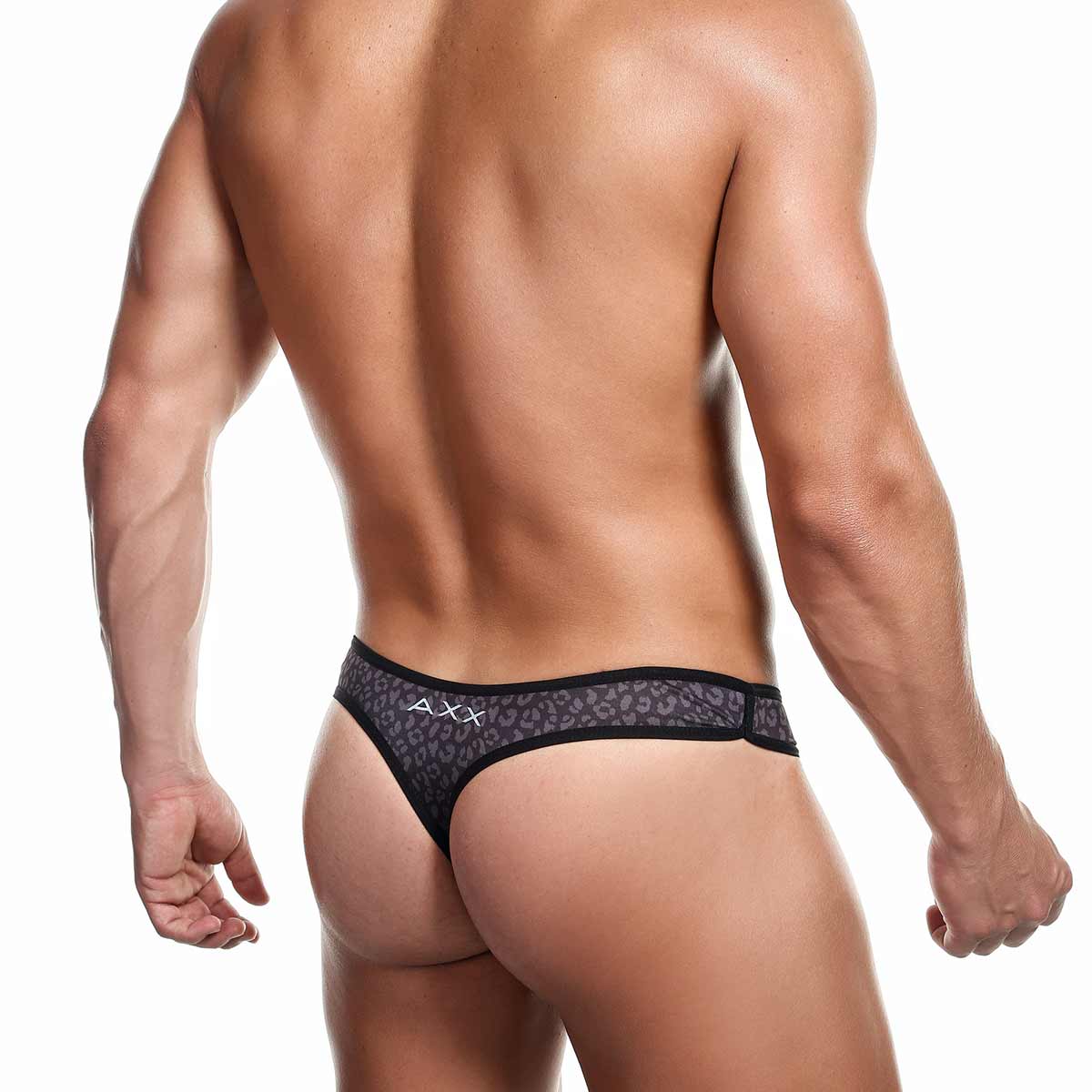 Alexx Underwear Delicacy Leopard Thong Black Leopard