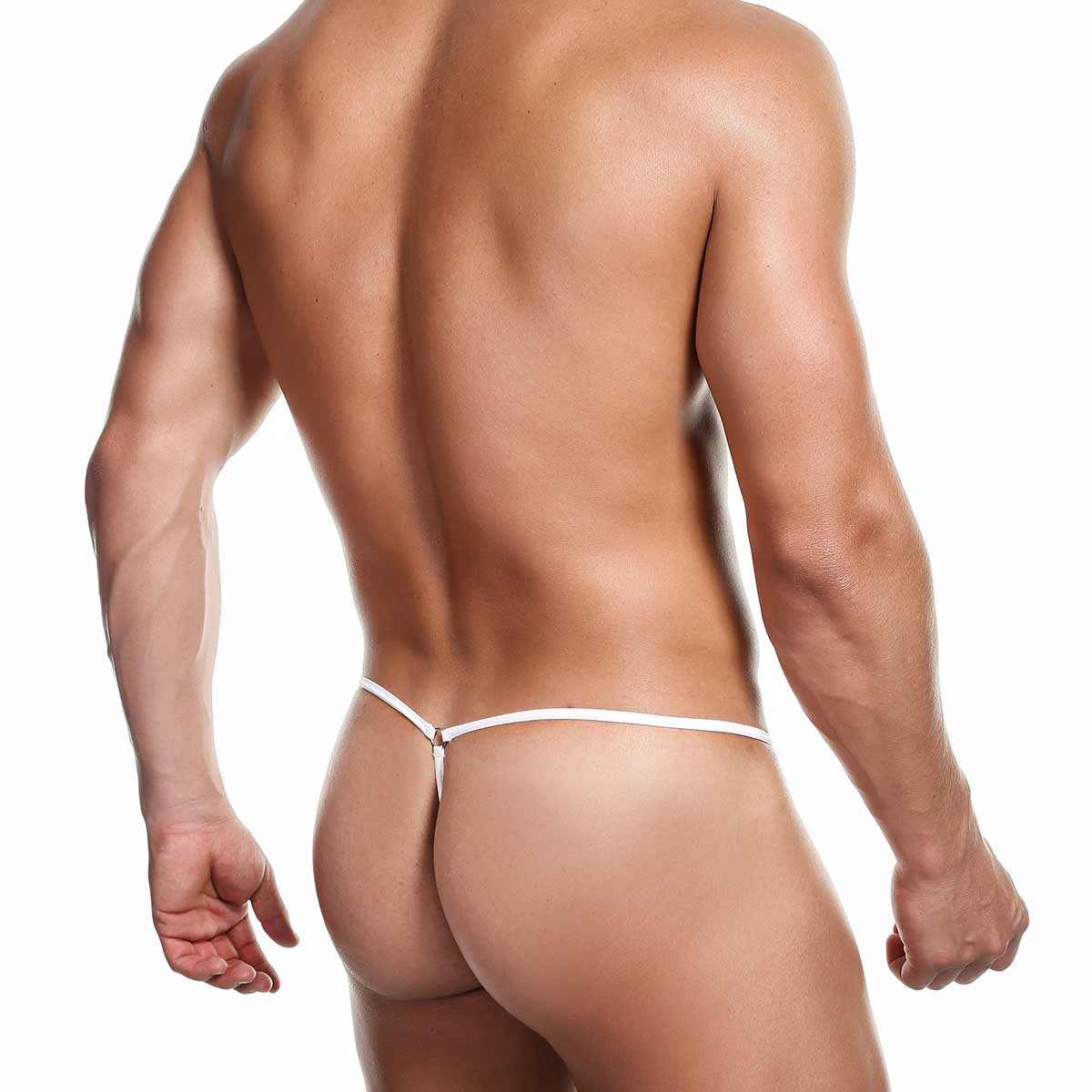 Alexx Underwear Smooth Leopard Thong White Leopard