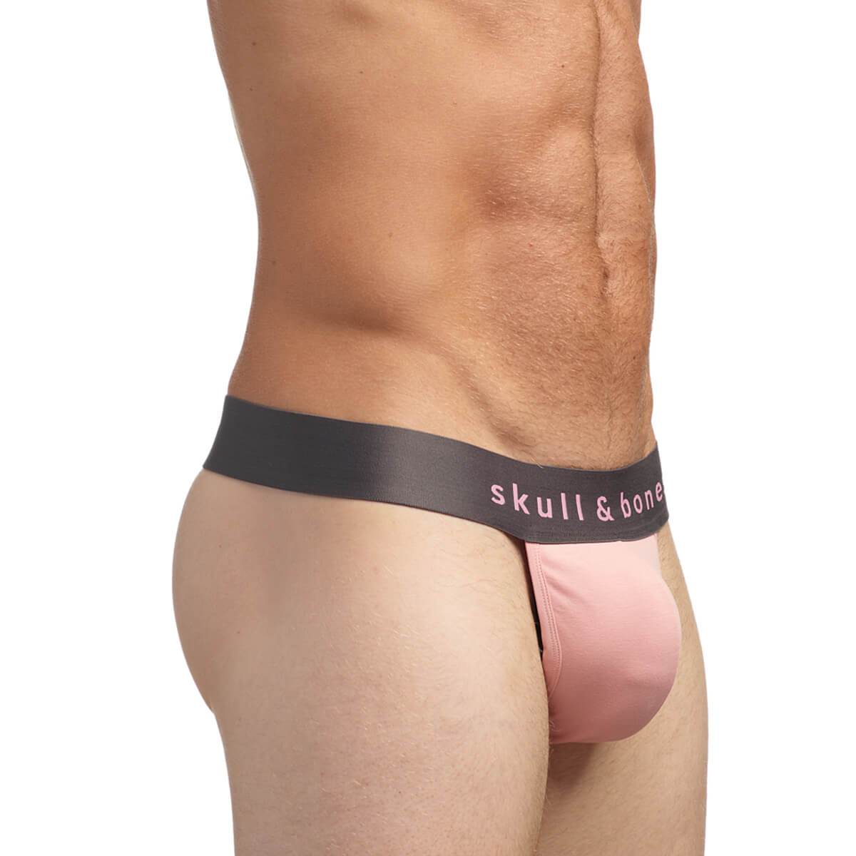 Skull & Bones Just the Bones Pink Thong