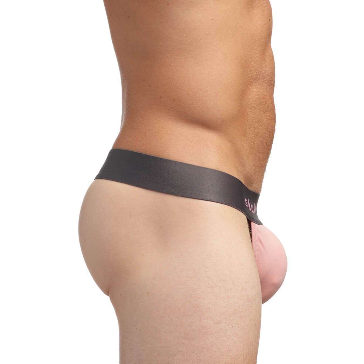 Skull & Bones Just the Bones Pink Thong