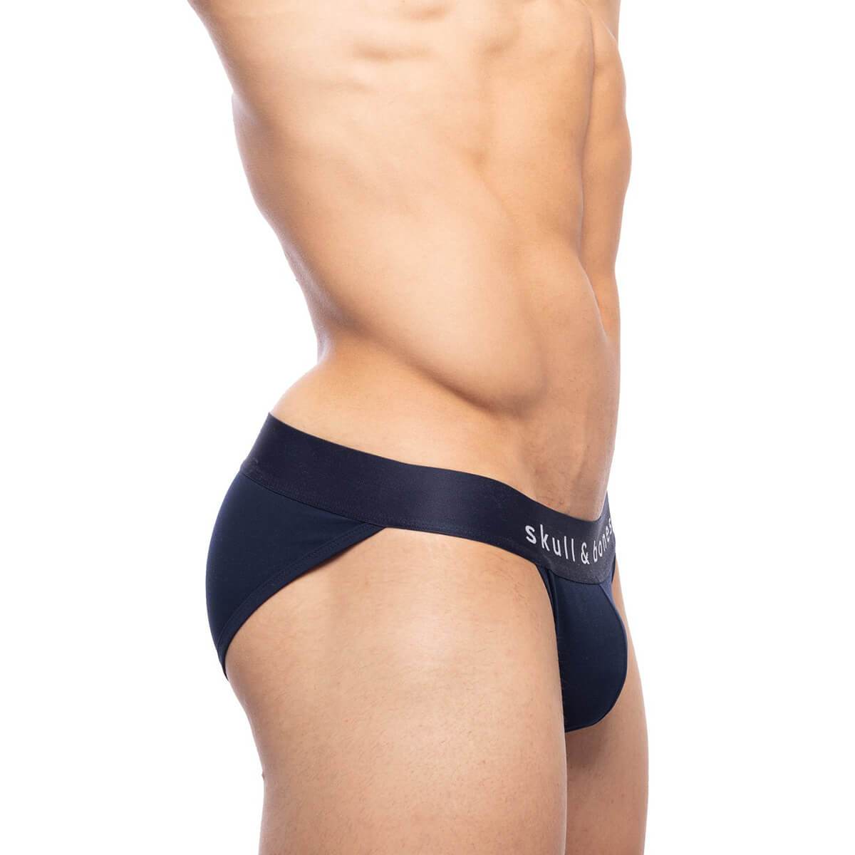 Skull & Bones Just the Bones Sports Jock Midnight Brief