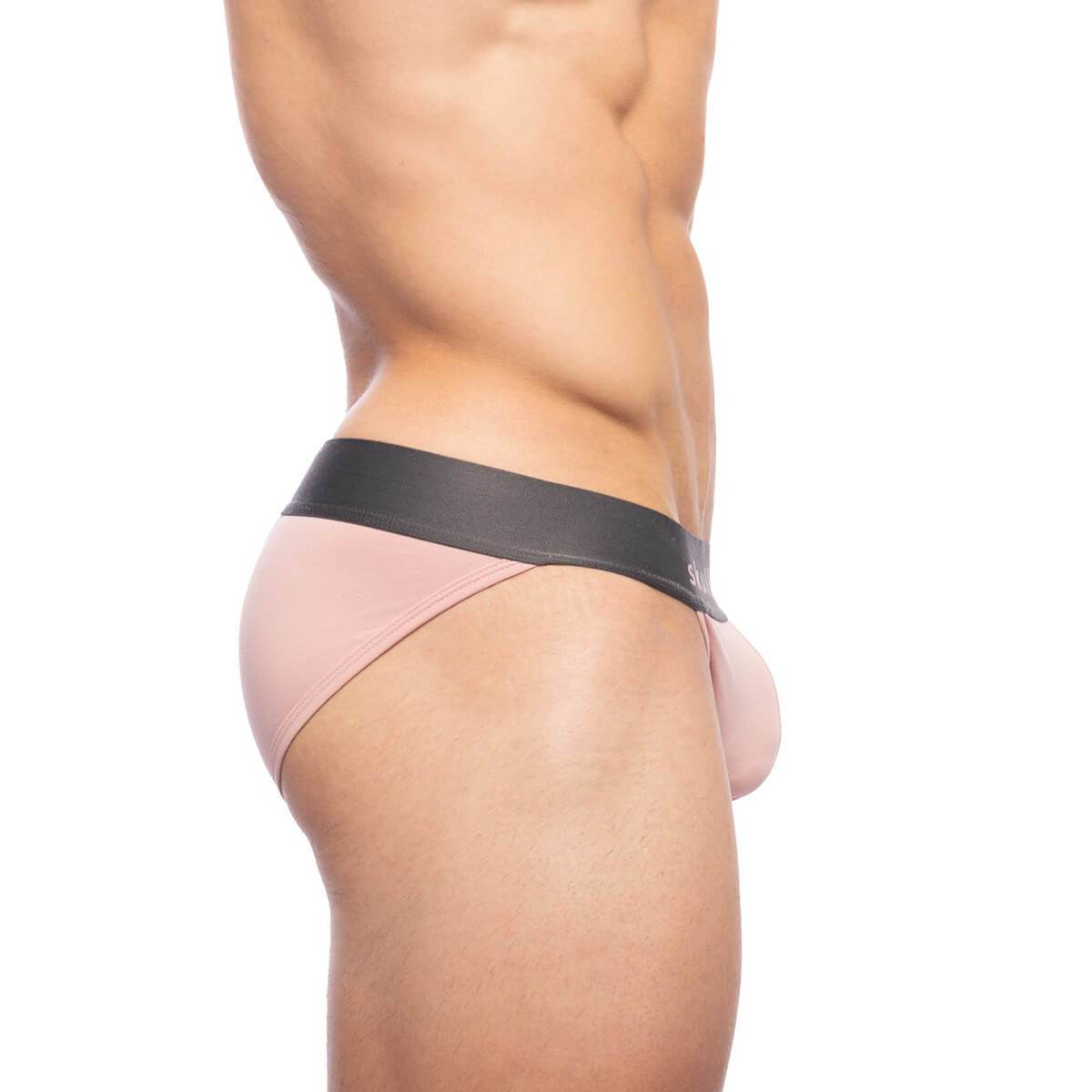 Skull & Bones Just the Bones Sports Jock Pink Brief
