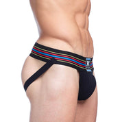 Skull & Bones Locker Room Jock Black Jockstrap