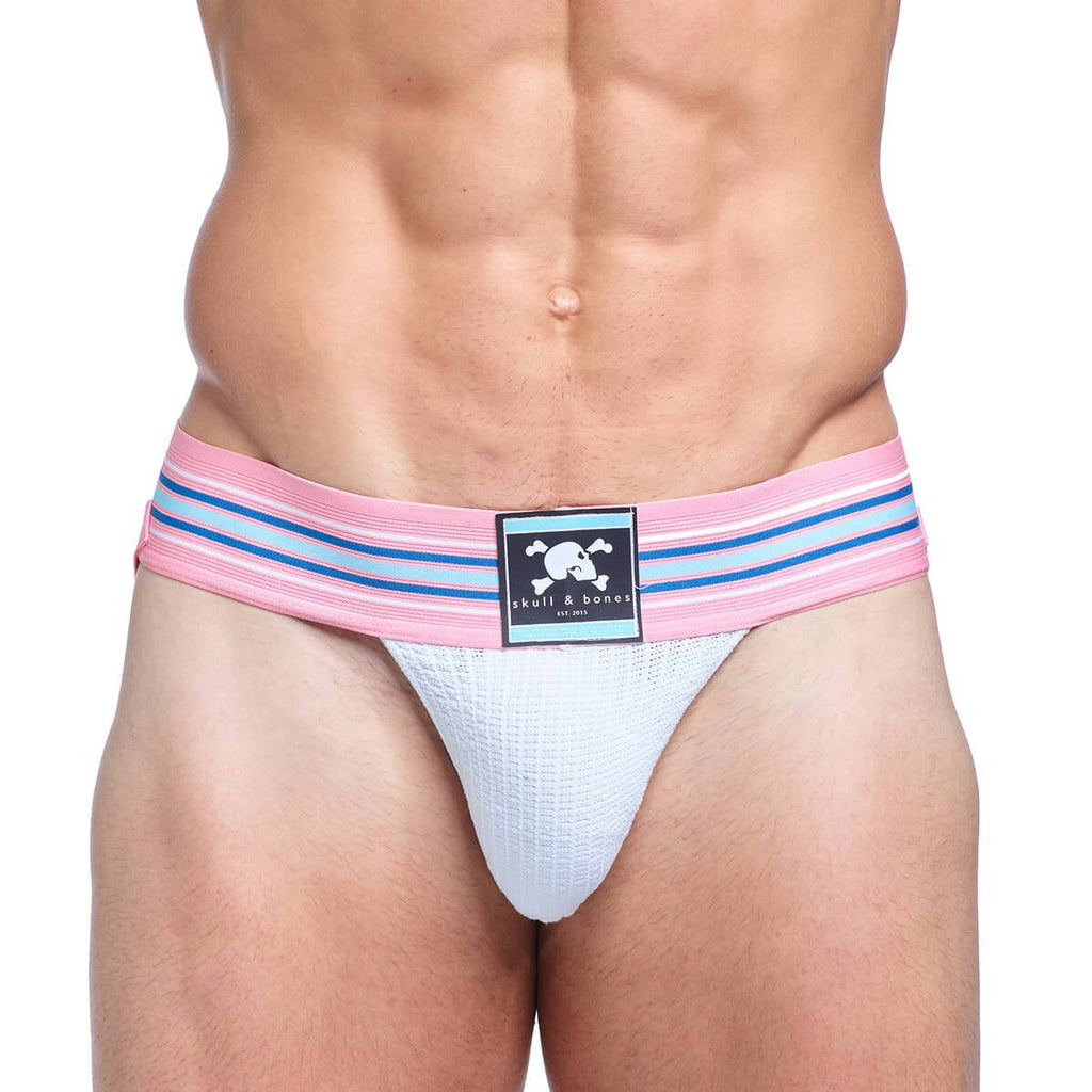 Skull & Bones Locker Room Jock Pink Jockstrap at Stanley Burton