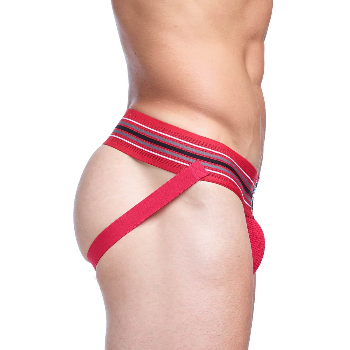 Skull & Bones Locker Room Jock Red Jockstrap