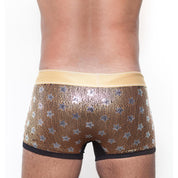 Skull & Bones Star Sequin Gold Trunk