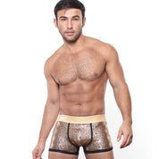 Skull & Bones Star Sequin Gold Trunk