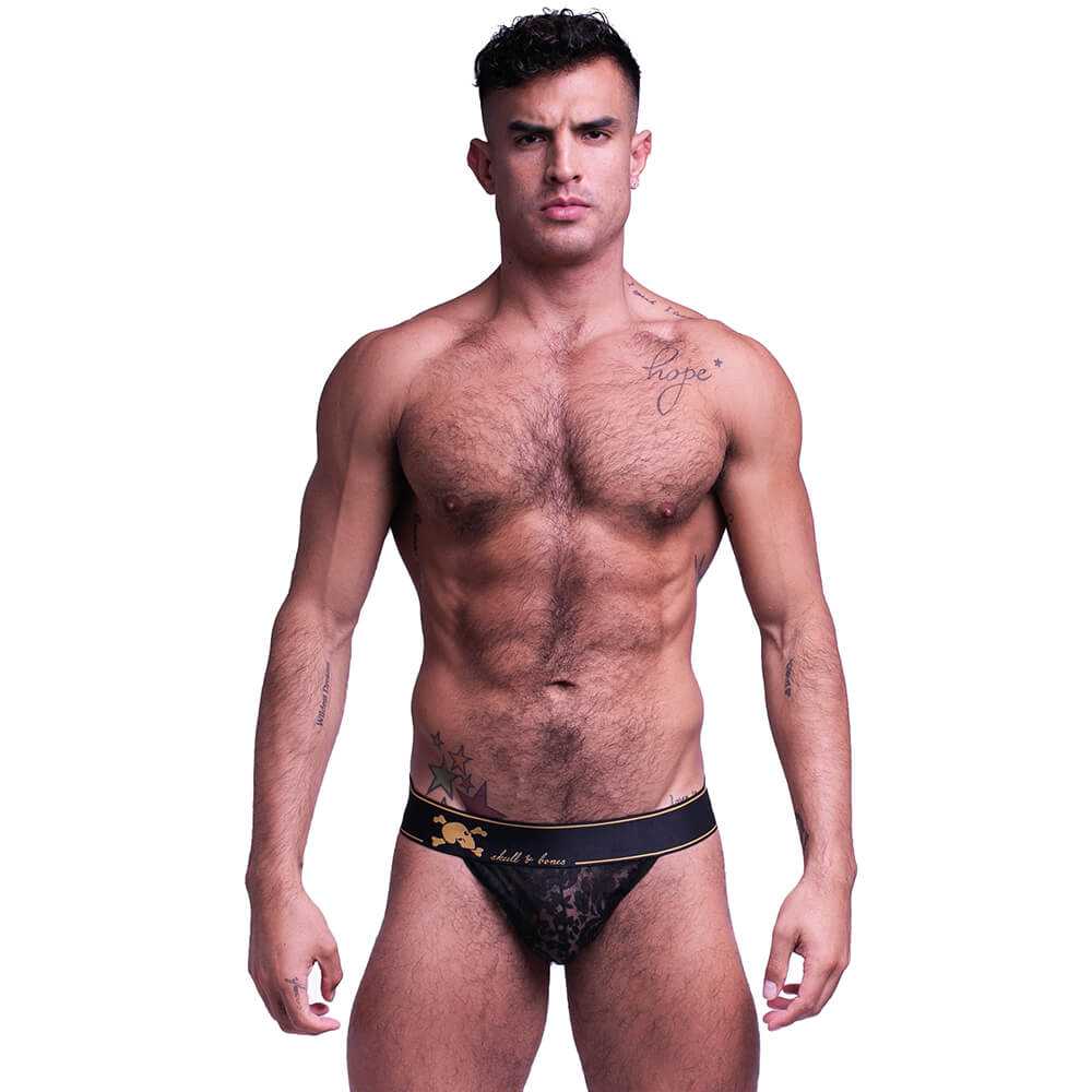 Skull & Bones The Burnout Thong Black