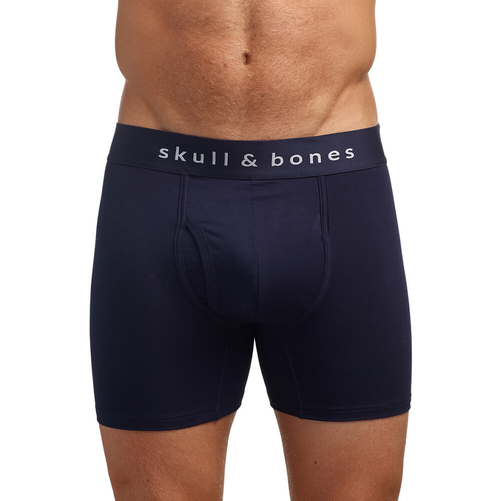 Skull & Bones Just the Bones Boxer Midnight