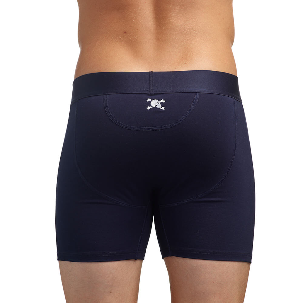 Skull & Bones Just the Bones Boxer Midnight
