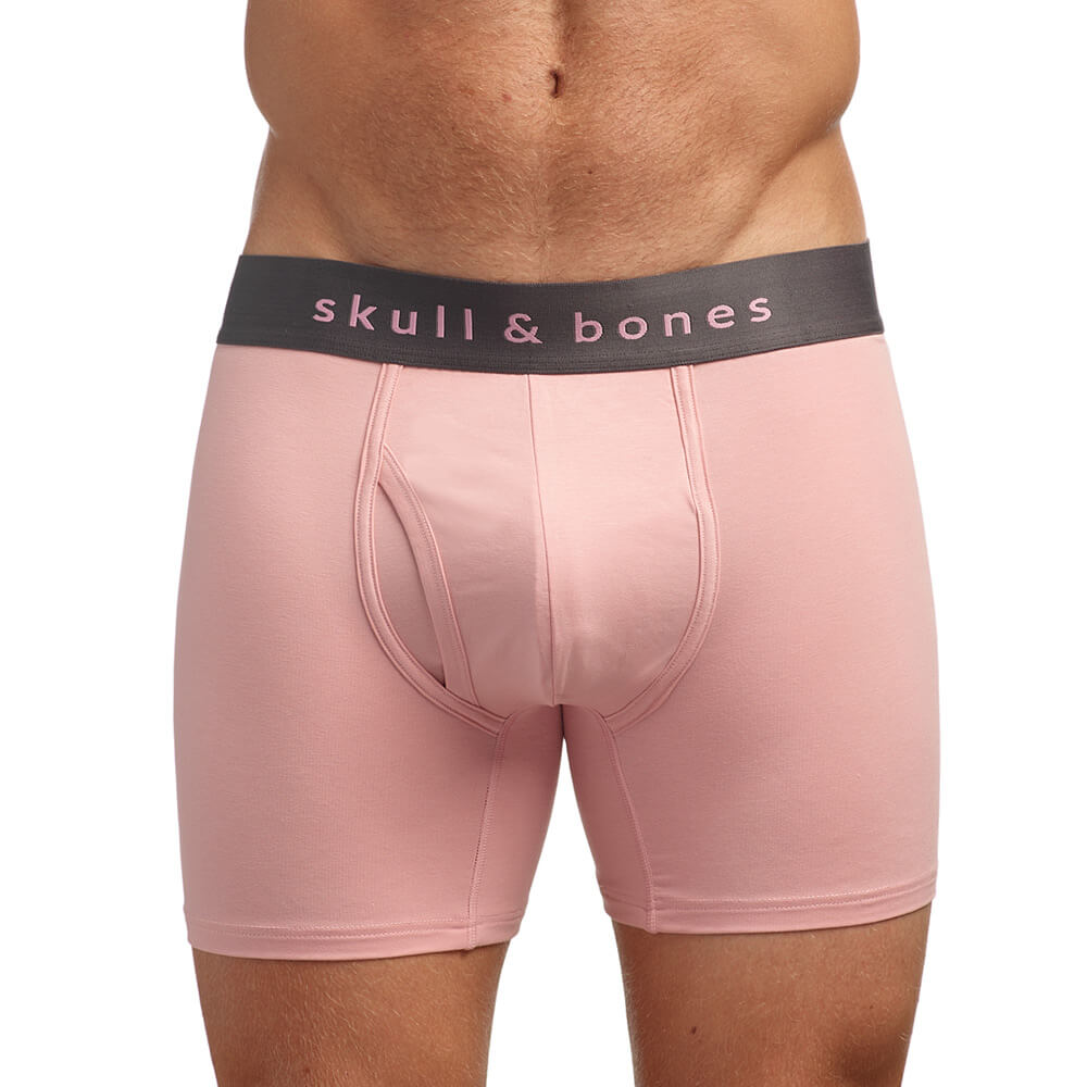 Skull & Bones Just the Bones Boxer Pink