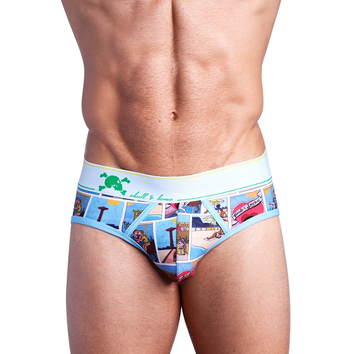 Skull & Bones Coney Island Comic Strip Brief